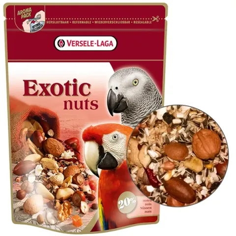 Versele-Laga Prestige Premium Parrots Exotic Nuts ВЕРСЕЛЕ-ЛАГА ПРЕСТИЖ ПРЕМІУМ ЕКЗОТИЧНІ ГОРІХИ купити за ціною ₴476.00