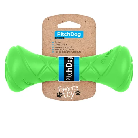 Ігрова гантель для апортировки PitchDog, довжина 19 см, діаметр 7 см салатовий купити за ціною ₴253.00