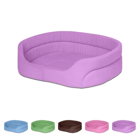 Лежанка для тварин Теремок, L, Ш 69 см, Д 82 см, В 19 см фіолетовий купити за ціною ₴1901.00