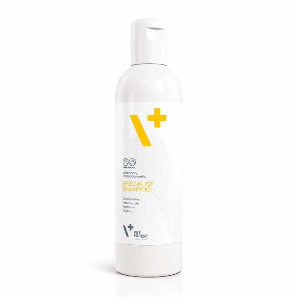 Фото Vet Expert Specialist Shampoo Антибактеріальний протигрибковий шампунь для котів і собак купити за ціною ₴699.00