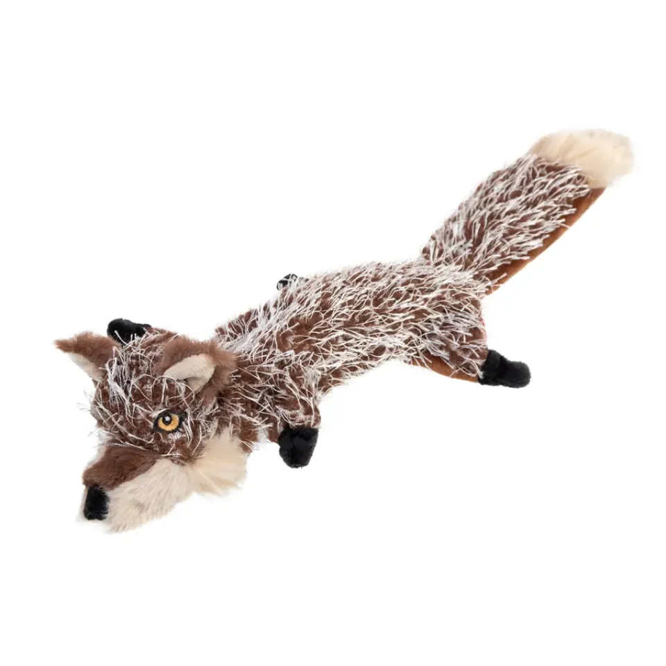 Фото Іграшка для собак Вовк з пищалками GiGwi Plush, текстиль, 37 см купити за ціною ₴466.00