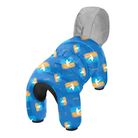 Комбінезон для собак WAUDOG Clothes малюнок "Прапор", M35, В 59-62 см, С 37-40 см купити за ціною ₴1617.00