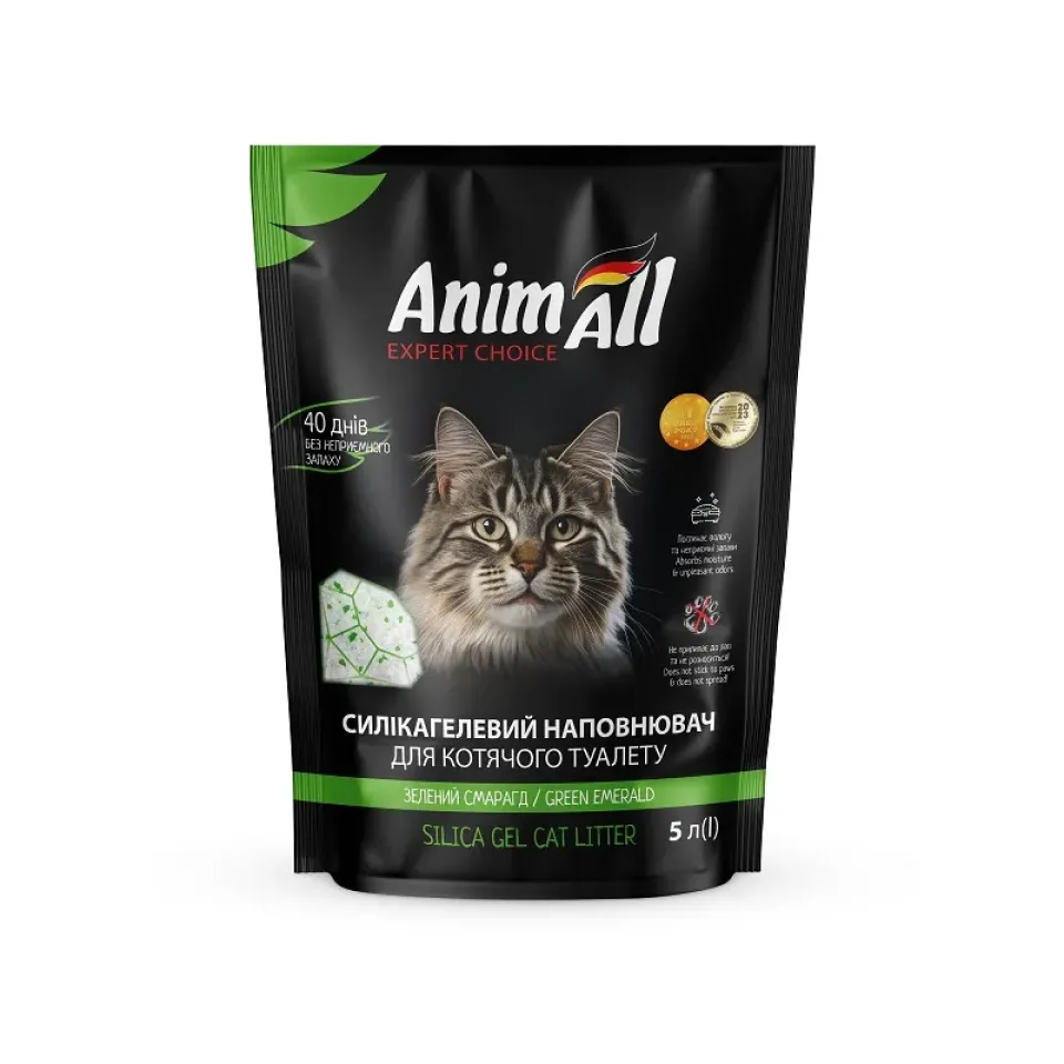 Фото Силікагелевий наповнювач AnimAll (Анімалл) Deluxe "Зелений пагорб" купити за ціною ₴179.00