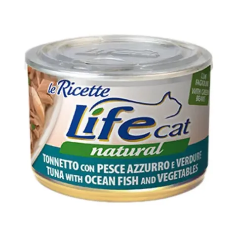 Вологий корм для котів ЛайфКет LifeCat Тунець з океанічної рибою купити за ціною ₴130.00