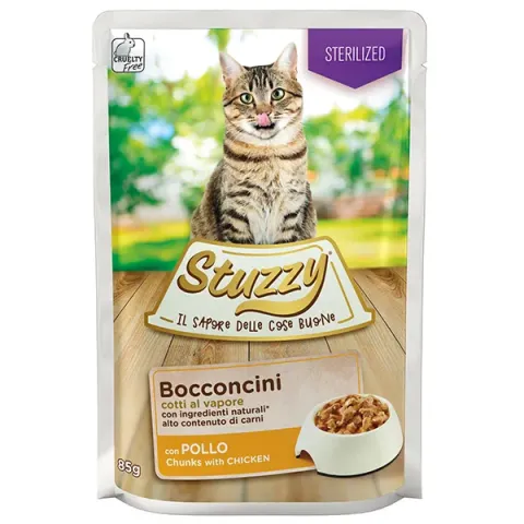 Stuzzy Cat Sterilized Chicken (курка в соусі), пауч 85г купити за ціною ₴45.00