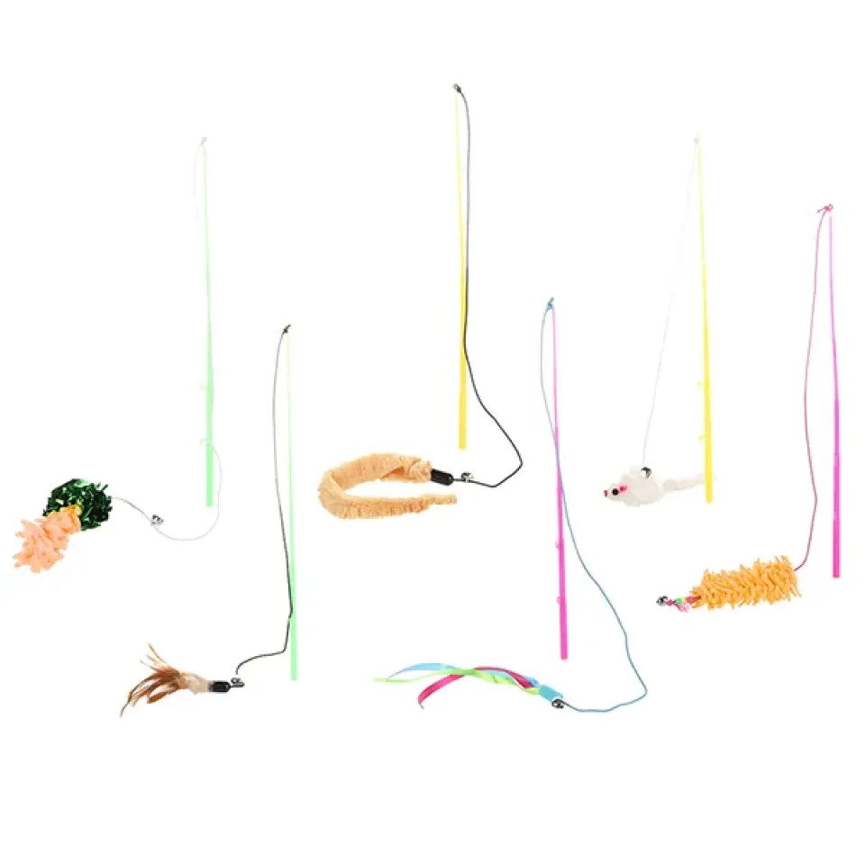 Фото Вудка дражнилка з іграшкою ФЛАМІНГО Flamingo Fishing-Rod купити за ціною ₴94.00