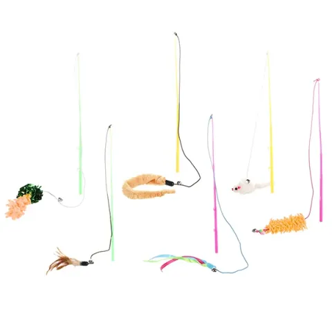 Вудка дражнилка з іграшкою ФЛАМІНГО Flamingo Fishing-Rod купити за ціною ₴94.00