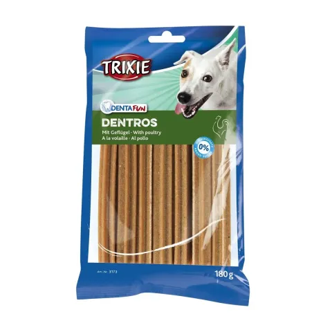 Ласощі Trixie для собак Dentros жувальні шматочки з м'ясом птахів 180г купити за ціною ₴129.00