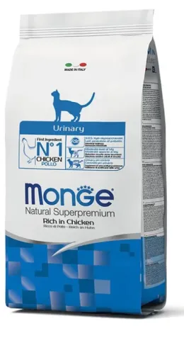 Monge Superpremium Cat URINARY сухий корм Монж із куркою для профілактики сечокам’яної хвороби в дорослих котів купити за ціною ₴3700.00