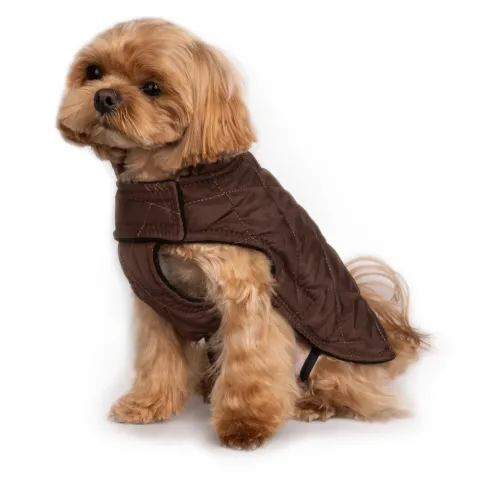 Куртка для собак Barksi Textile Коричнева  2XS(185106) купити за ціною ₴557.00