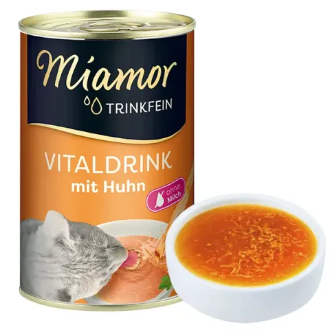Miamor Vitaldrink mit Huhn МІАМОР ВІТАЛДРІНК КУРКА бульйон напій для котів купити за ціною ₴75.00