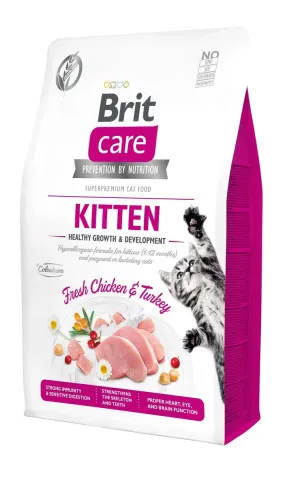 Корм Brit Care Cat сухий для кошенят для здорового росту та розвитку 2кг купити за ціною ₴989.00