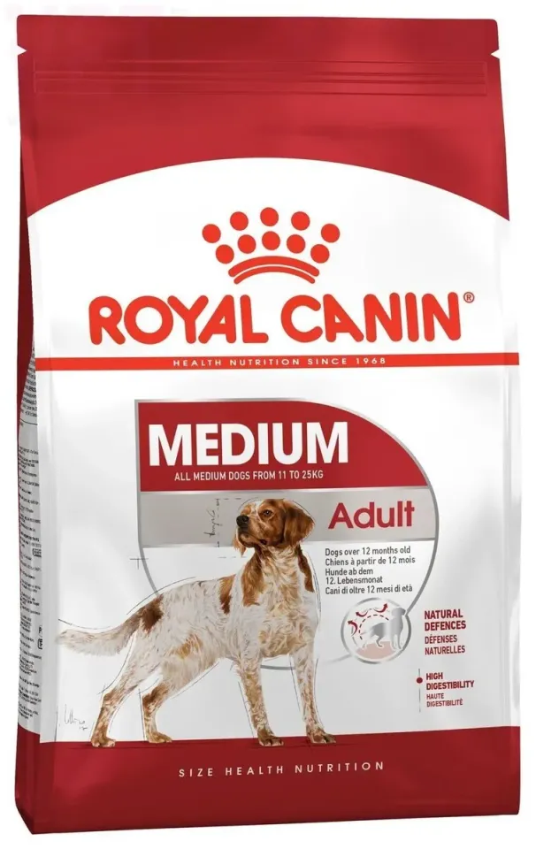 Фото Cухий корм для собак Роял Канін Royal Canin Medium Adult 15 кг купити за ціною ₴3780.00