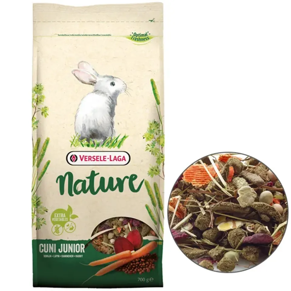 Фото Versele-Laga Nature КРОЛЕНЯТА НАТЮР (Сuni Junior) корм для кроленят купити за ціною ₴381.00