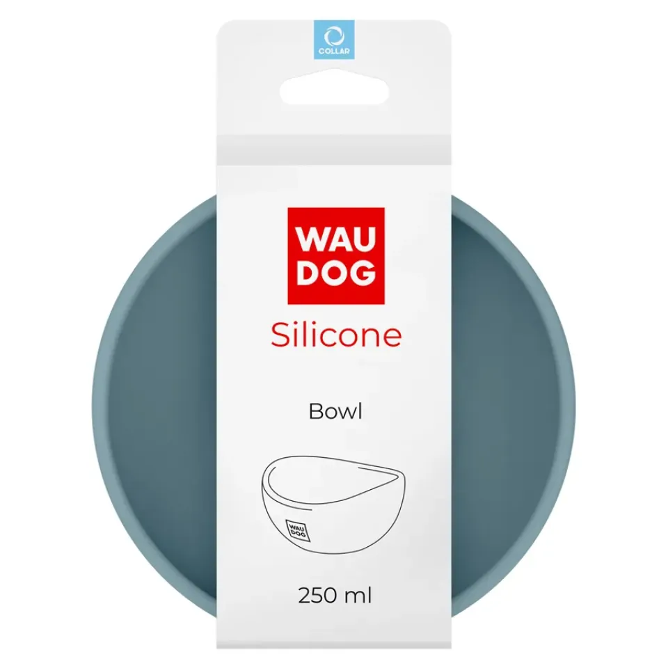 Фото Миска WAUDOG Silicone, 250 мл сірий купити за ціною ₴479.00