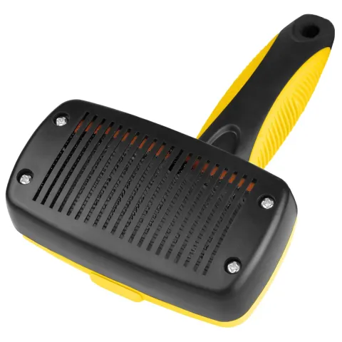 Пуходерка самоочищається Barksi для догляду за вовною та підшерстком 18 х 10 см (BSAO098) купити за ціною ₴520.00