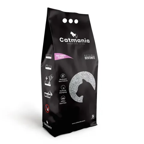 Кетманія Бентонітовий наповнювач CATMANIA Baby Powder дитяча присипка + рожеві гранули,  5л купити за ціною ₴210.40