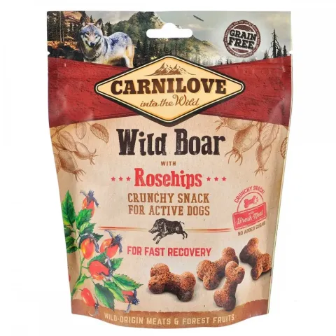 Карнілав для собак Ласощі Carnilove Dog Crunchy Snack з диким кабаном та шипшиною купити за ціною ₴229.00