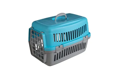 Переноска для котів та собак Анімал сіро-блакитна CNR-102 (48,5х32,5х32,5) купити за ціною ₴615.00