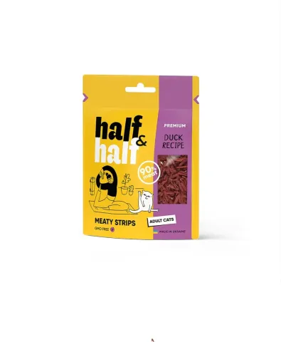 Ласощі Half&Half для котів із качкою 50 г купити за ціною ₴85.00
