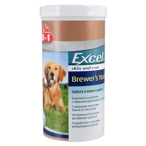 Пивні дріжджі 8in1 Excel «Brewers Yeast» купити за ціною ₴1870.00