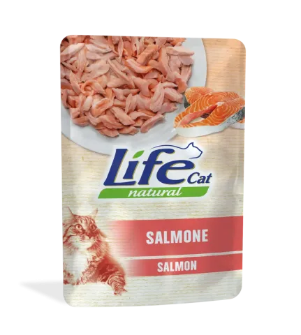 Вологий корм для котів ЛайфКет LifeCat Лосось купити за ціною ₴79.00