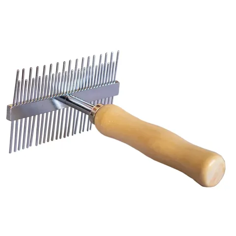 Гребінець-граблі, двосторонні "Пухнастики" 10*12,5 см купити за ціною ₴102.20