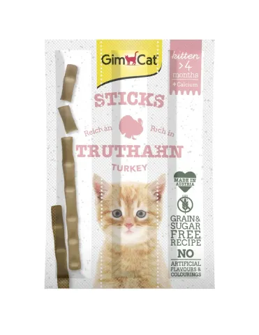 Палички ДжимКет для кошенят Ласощі GimCat Kitten Sticks 3шт по 3г купити за ціною ₴89.00
