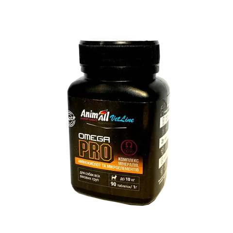 AnimAll VetLine Omega PRO для малих порід собак  1 г х 90 т. 5478 купити за ціною ₴107.00