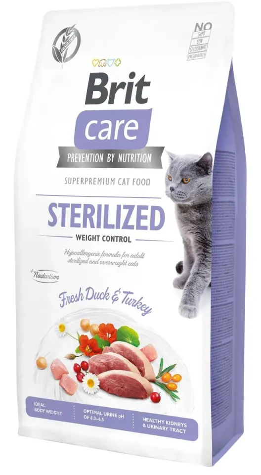 Фото Корм Brit Care Cat Sterilized Weight Control сухий для стерилізованих котів з надмірною вагою, 7кг купити за ціною ₴3199.00
