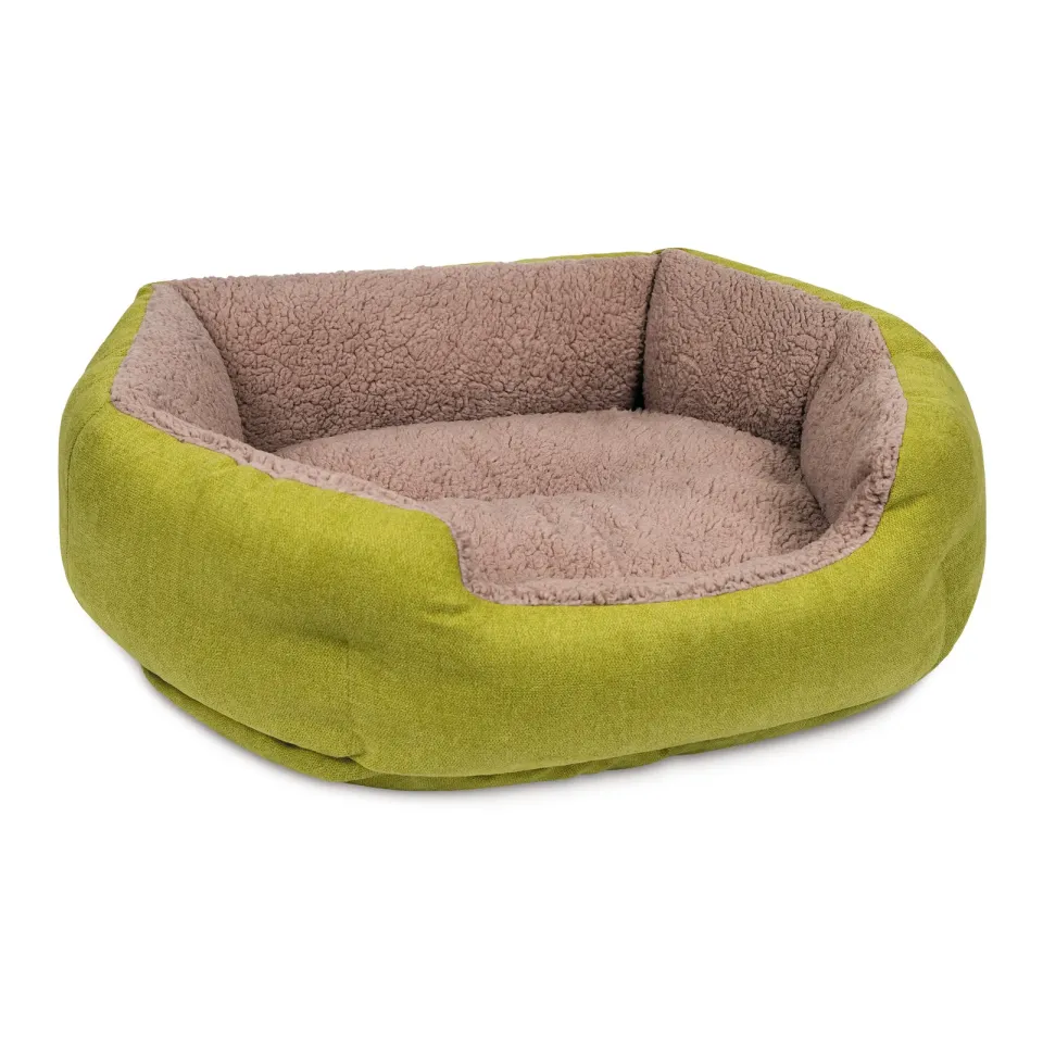 Фото Лежак Pet Fashion Brig для собак лайм 58х48х20 см купити за ціною ₴986.00