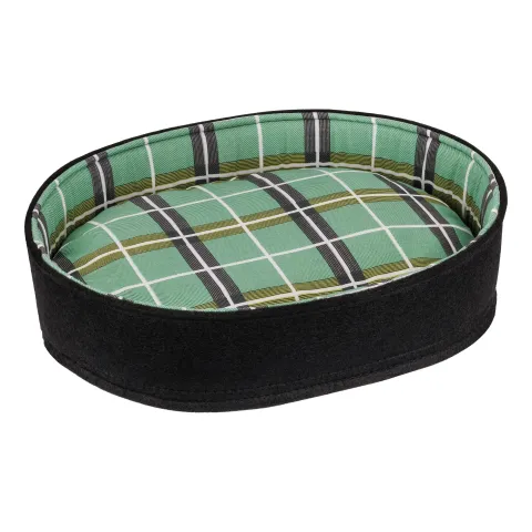 Лежак для Тварин BronzeDog повсть+бязь Овальний Чорний  XS(357305) купити за ціною ₴358.20