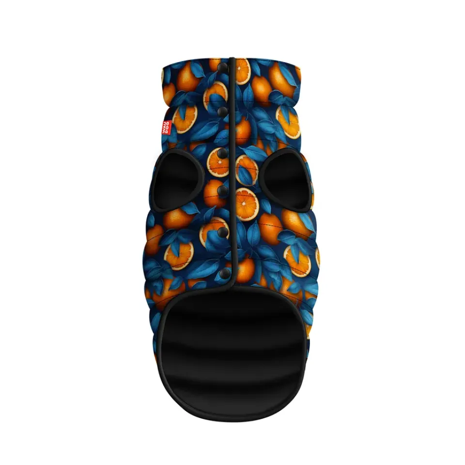 Фото Курточка для собак WAUDOG Clothes малюнок "Апельсини", M40, В 63-67 см, С 39-43 см купити за ціною ₴951.00