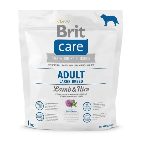 Бріт Кеа для собак Brit Care Adult Large Breed Lamb & Rice купити за ціною ₴290.00