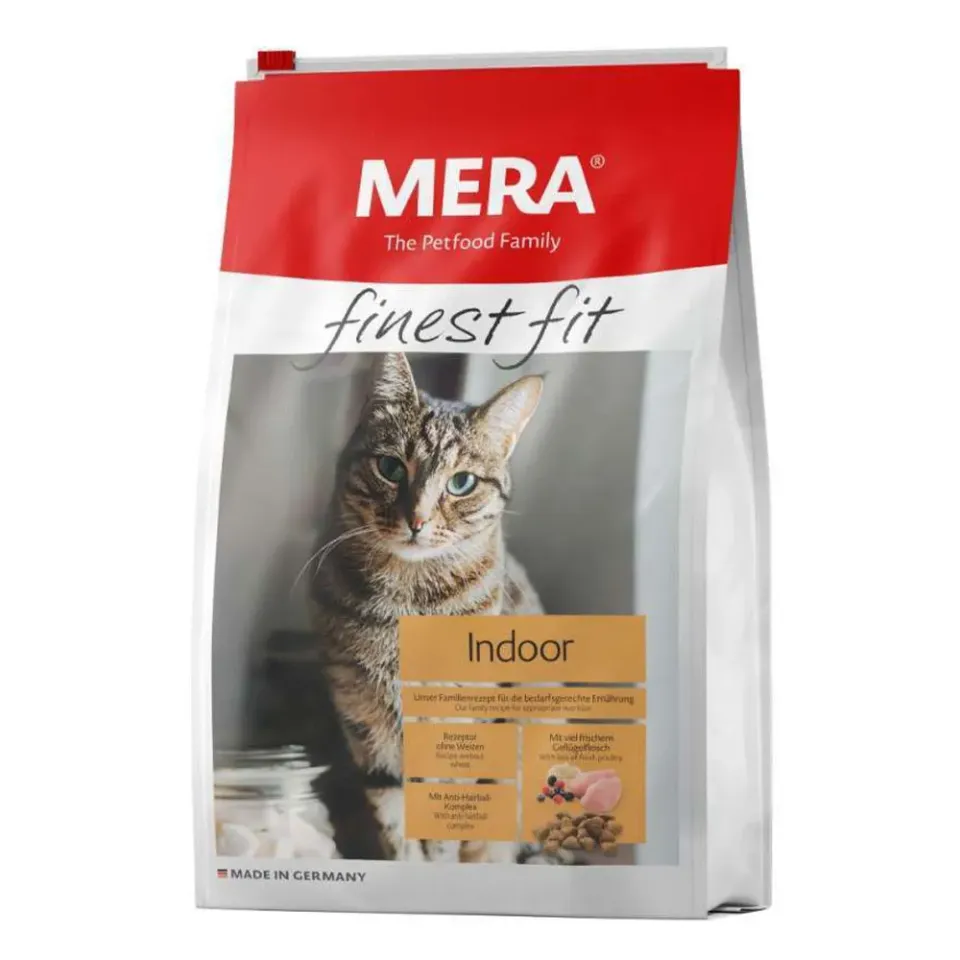 Фото Сухий корм для котів Мера MERA finest fit Indoor зі свіжим м'ясом птиці купити за ціною ₴1948.90