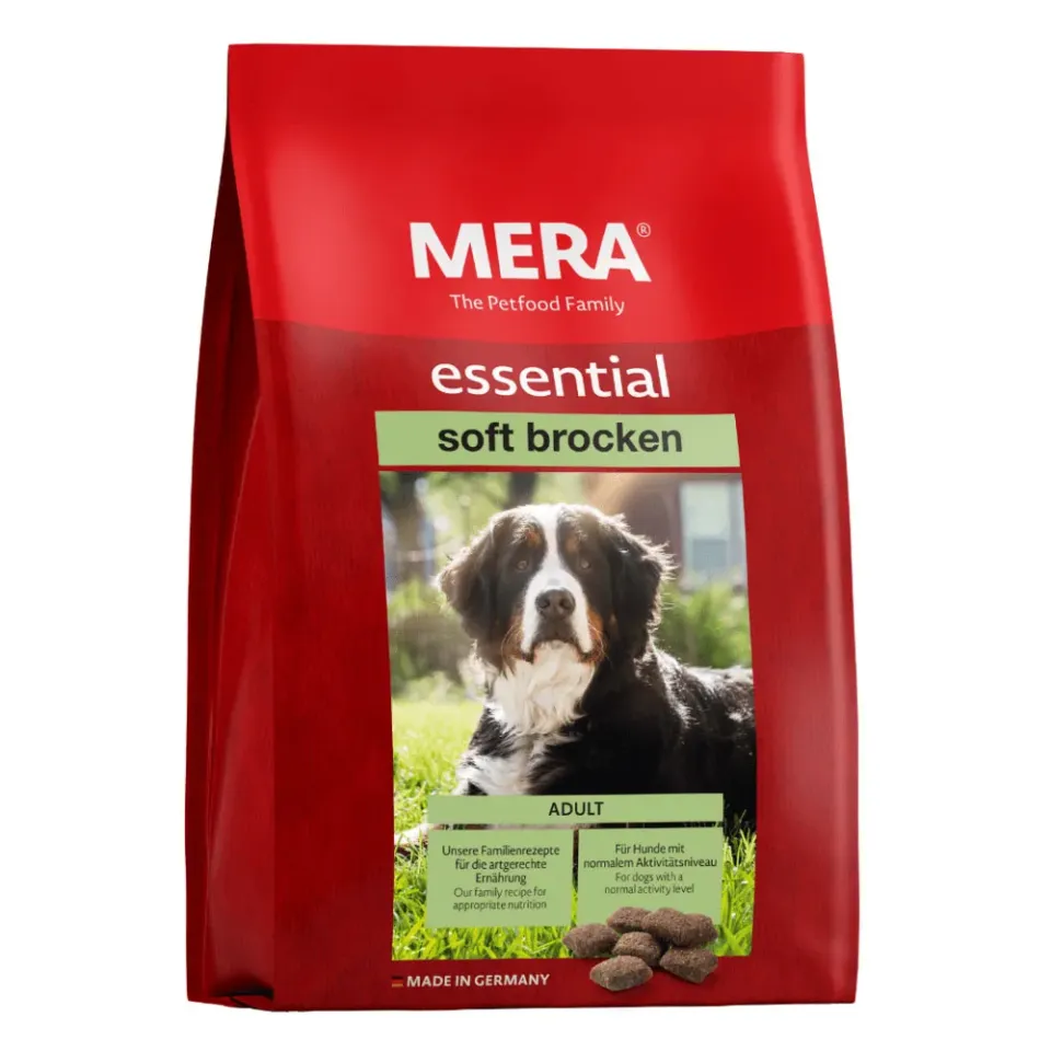 Фото Сухий корм Мера для собак MERA essential Soft Brocken з норм рівнем активності (м'яка крокета) купити за ціною ₴411.00