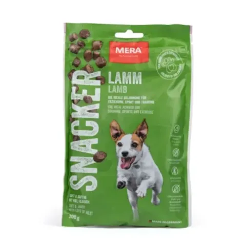 Мера Ласощі MERA Snacks Snacker Lamm м'які снеки для собак із ягням, 200 гр купити за ціною ₴152.90