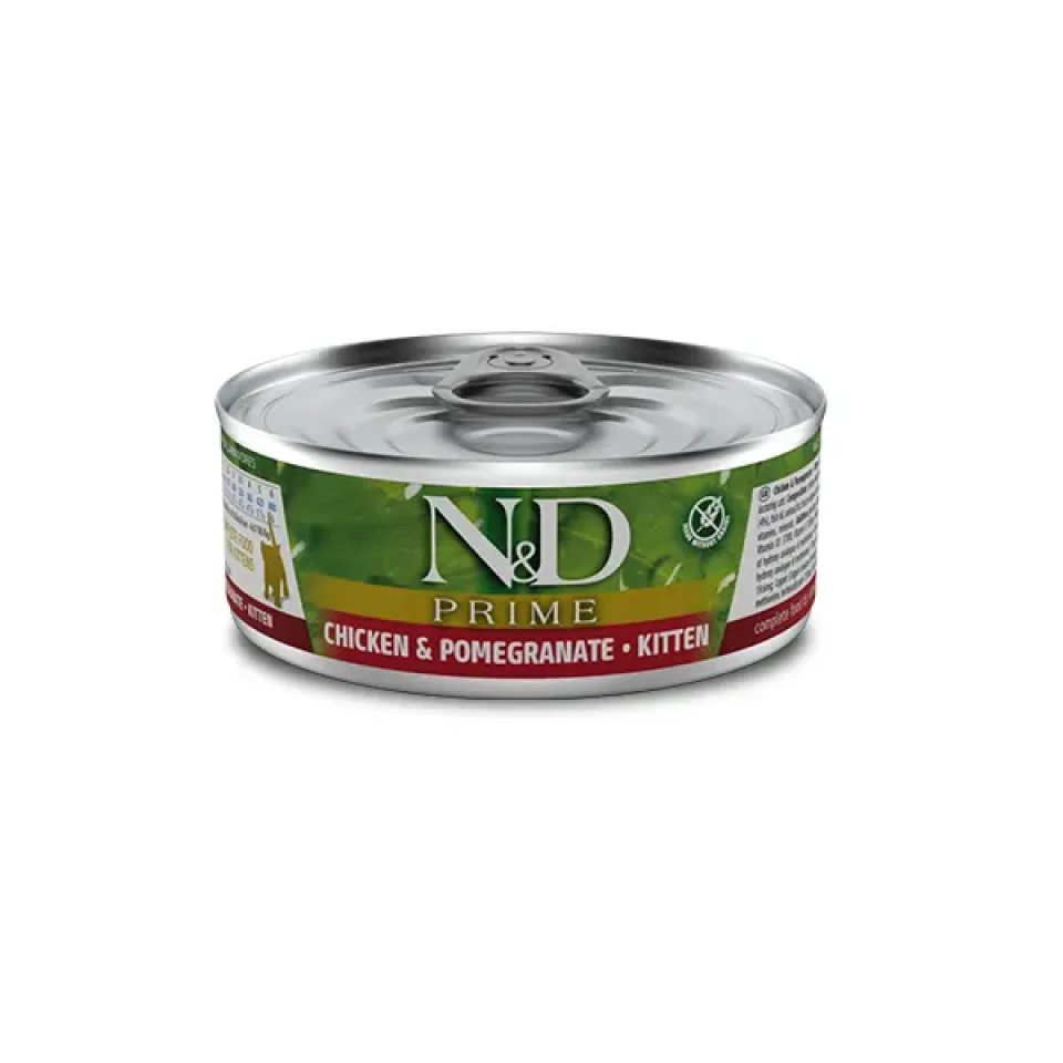 Фото Корм вологий для кошенят Фарміна N&D Grain Free PRIME CHICKEN KITTEN купити за ціною ₴88.00