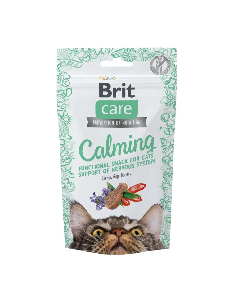 Фото Бріт Кеа для котів Ласощі Brit Care Cat Snack Calming з куркою купити за ціною ₴129.00