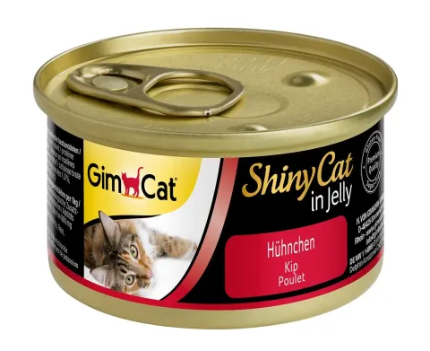 ДжимКет Шайні Кет для котів вологий Корм GimCat Shiny Cat з куркою купити за ціною ₴99.00
