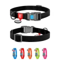 Фото Нашийник для собак водостійкий WAUDOG Waterproof c QR паспортом, пластикова пряжка-фастекс, Ш 25 мм, Дов 34-49 см, чорний купити за ціною ₴262.74