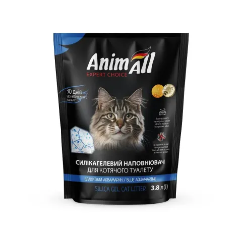 Силікагелевий наповнювач AnimAll (Анімалл) "Блакитний Аквамарин" купити за ціною ₴244.00