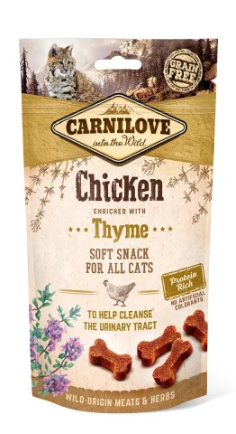Карнілав для котів  Ласощі Carnilove Cat Semi Moist Snack з куркою та чебрецем, 50г купити за ціною ₴129.00