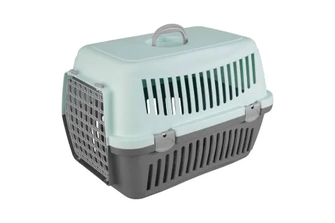 Переноска для котів та собак Анімал сіро-м'ятна CNR-134 (58х42х42) купити за ціною ₴1077.00