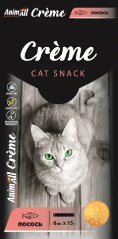 AnimAll Сrème для котів зі смаком лосося купити за ціною ₴115.00