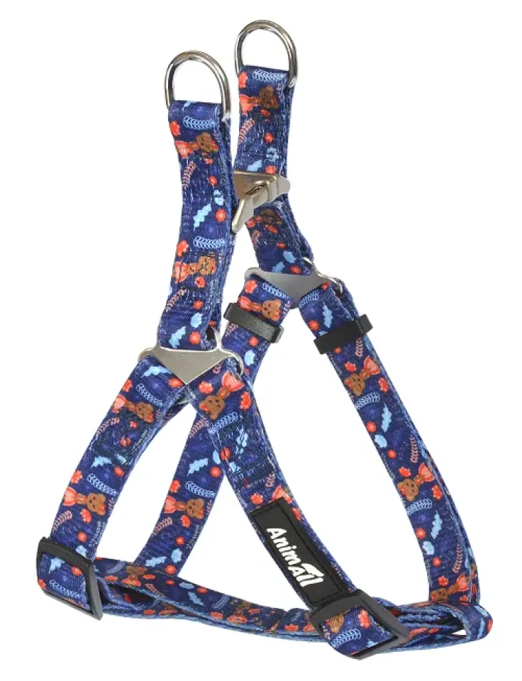Фото Шлея для собак AnimAll M-4 20мм 40-65см Різнокольорова купити за ціною ₴285.00