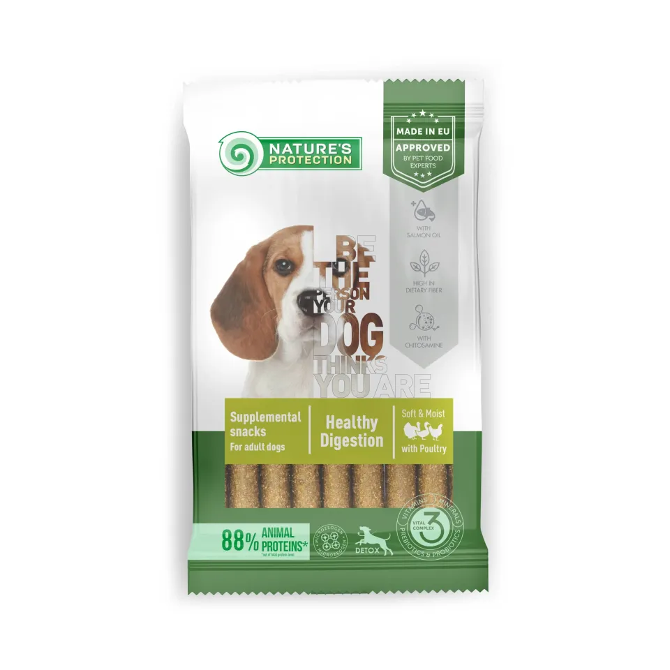 Фото Ласощі для собак з м'ясом птиці Nature's Protection Healthy Healthy Digestion купити за ціною ₴143.00
