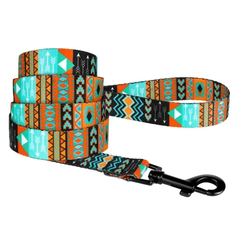 Повідець для Собак Bronzedog Urban Нейлоновий Ацтеки  S(60/1335/Т) купити за ціною ₴171.00