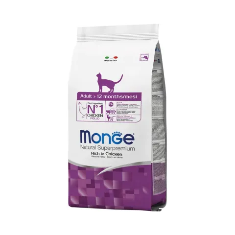 Корм сухий для котів Монж Monge CAT Adult з куркою купити за ціною ₴230.00