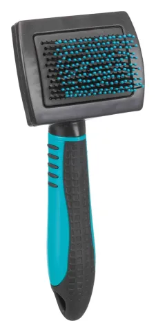 Щітка-пуходерка Trixie з пластиковою ручкою та захисними кульками 7 см / 16 см купити за ціною ₴459.00
